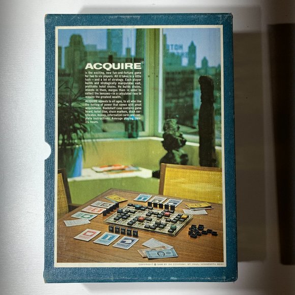 Avalon Hill Acquire board game 1971 vintage, complete. Slipcase version - Picture 9 of 13